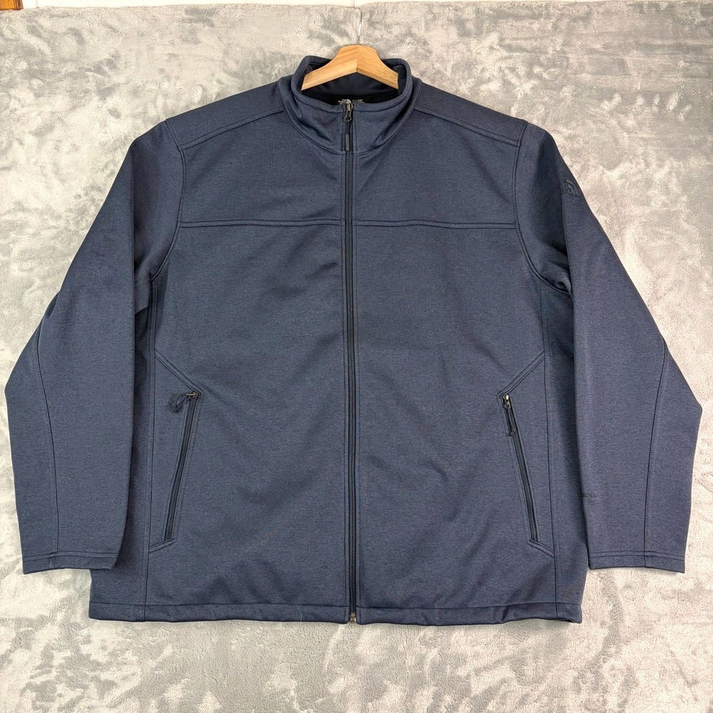 The North Face TNF Mens 3XL Ridgewall Soft Shell Jacket Full Zip Windwall NWOT